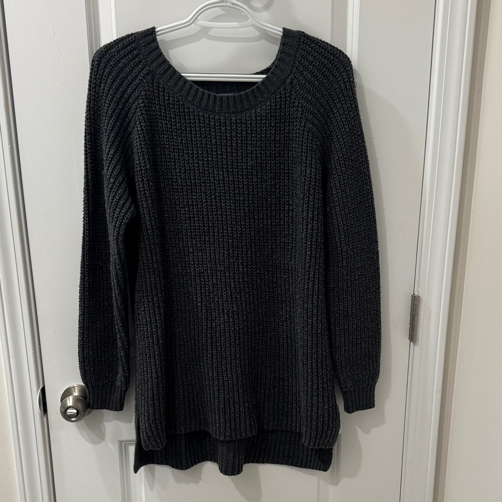 Charlotte Russe Dark Gray Knit Sweater
